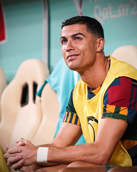 Cristiano Ronaldo benched against Morocco in World Cup quarterfinals