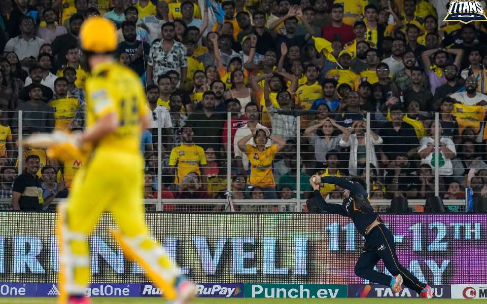 Skipper Gill, Susharsan tons guide GT to 35-run win over CSK