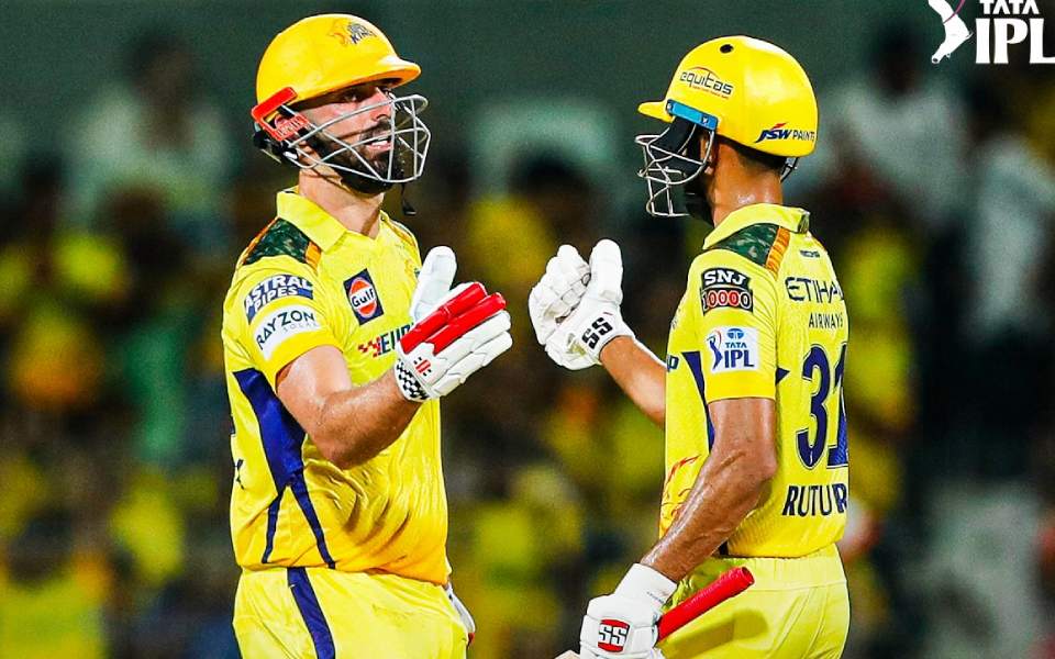 Gaikwad misses ton but guides CSK to 212/3 against SRH