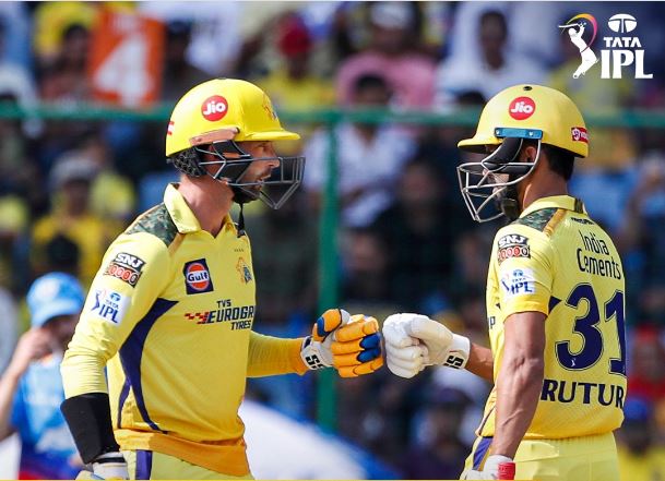 CSK score 223 for 3 riding on Conway, Gaikwad exploits