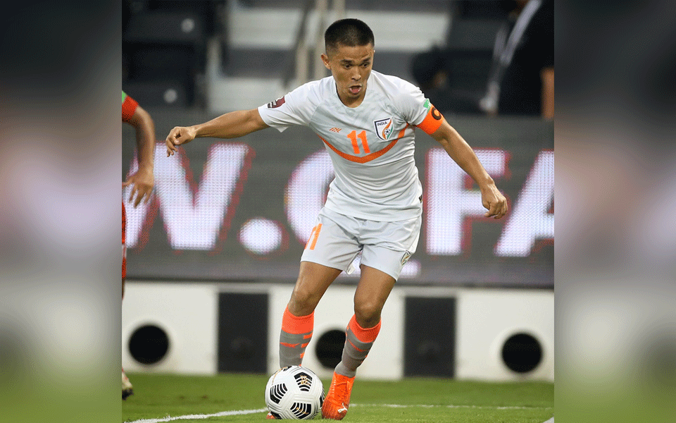 Sunil Chhetri overtakes Messi, one goal away from entering all-time top-10