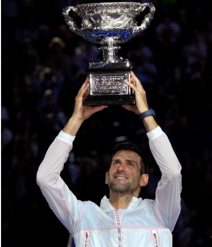 Djokovic beats Tsitsipas for 10th Australian Open title, 22nd Grand Slam