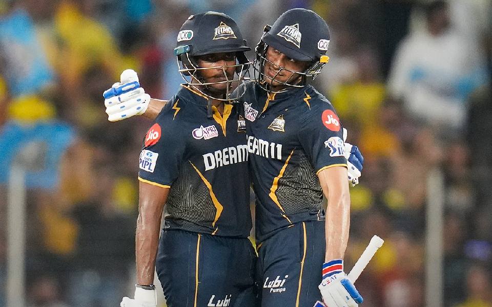 Gill, Sudharsan tons take GT to 231 for 3 against CSK in IPL
