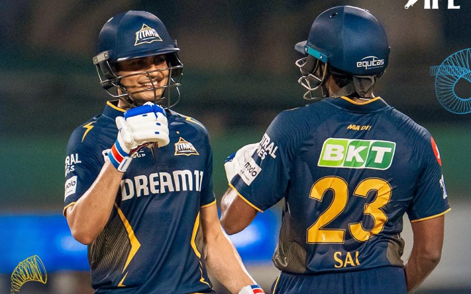 Gill powers GT to 198/3 against KKR in IPL