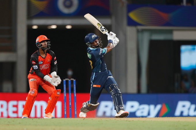 Hardik's responsible 50 not out takes Gujarat Titans to 162/7 against SRH