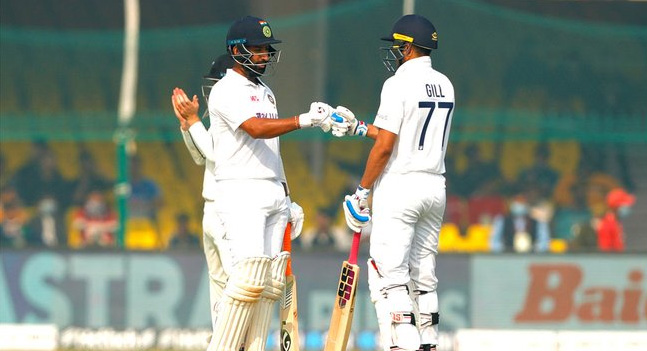 India lose three wickets in afternoon session to reach 154/4 at tea