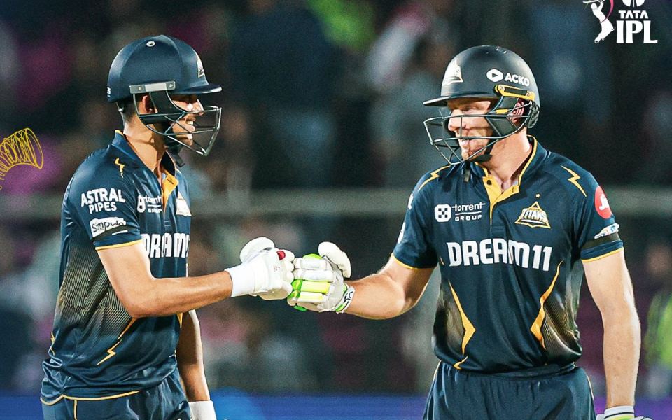 Gill, Buttler propel Gujarat Titans to 209/4 against Rajasthan Royals