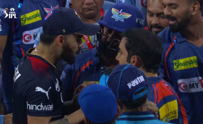 Another ugly face-off between Kohli and Gambhir during IPL game, both fined 100% match fees