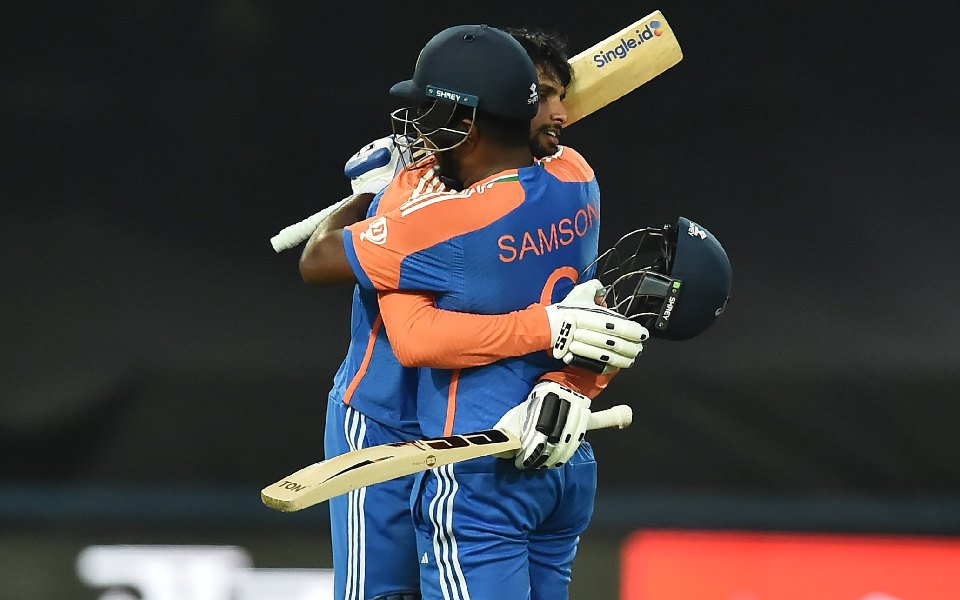 4th T20I: Brilliant Samson, magnificent Tilak score tons, India post mammoth 283/1 against SA