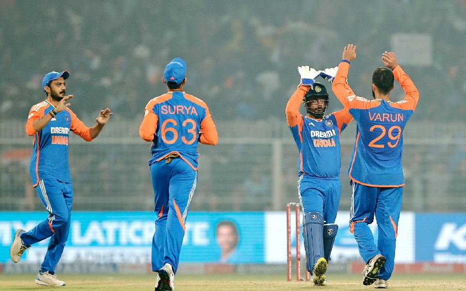 1st T20I: Varun Chakaravarthy picks three as India bowls out England for 132