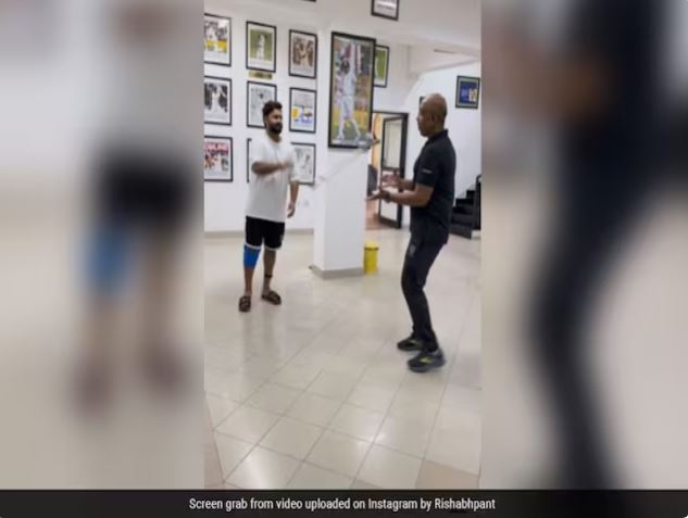 Recovering Rishabh Pant posts video of walking without crutches