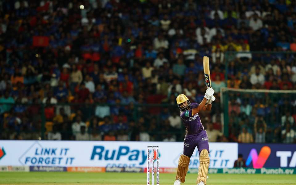 KKR beat RCB by seven wickets in IPL