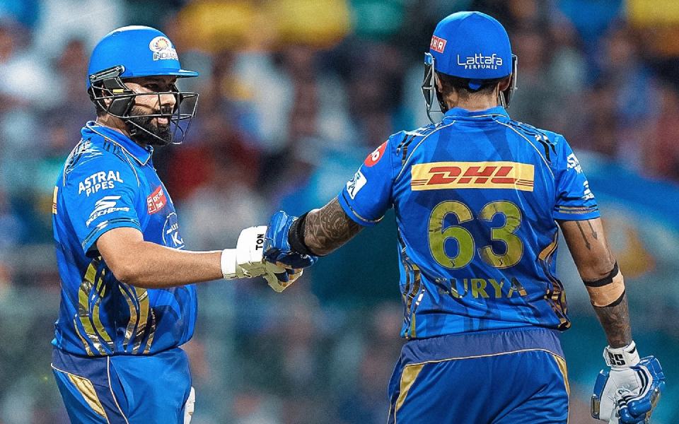 Rohit, Suryakumar sizzle as MI beat CSK by 9 wickets