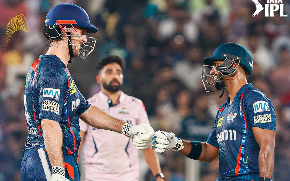 Marsh smashes century as LSG score 235/2 against GT in IPL