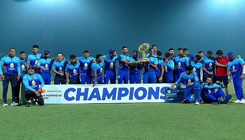Sarfaraz Khan's cameo powers Mumbai to maiden Syed Mushtaq Ali T20 Trophy title
