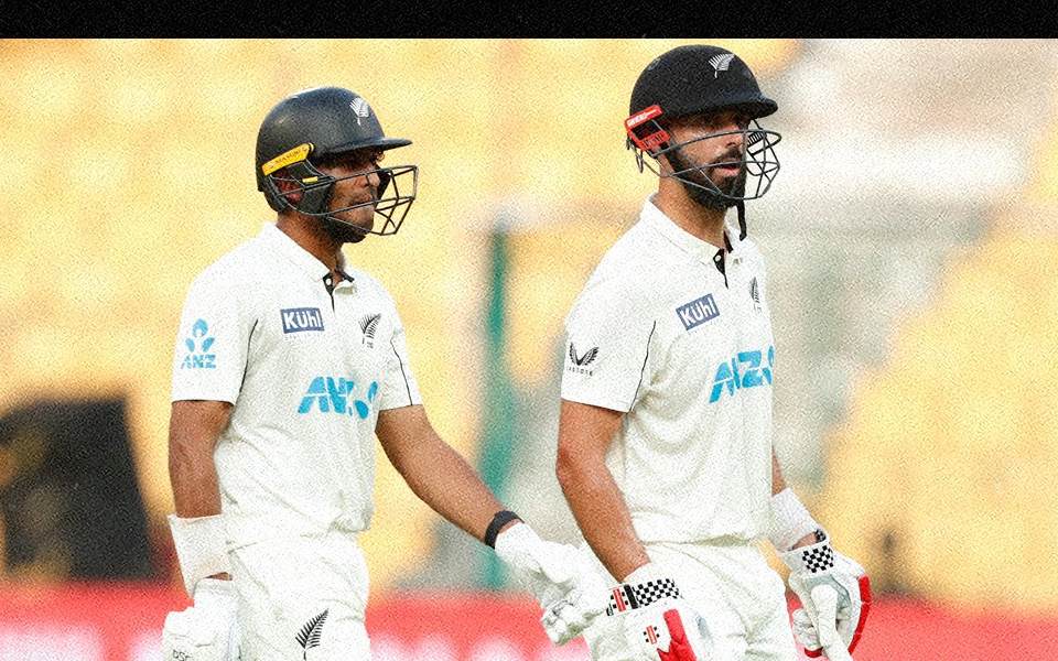 IND vs NZ 1st Test Day 2: New Zealand 180/3 at stumps, lead by 134 runs