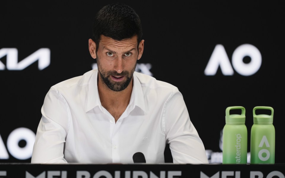 Novak Djokovic declines to address a past interview about getting sick in Australia in 2022