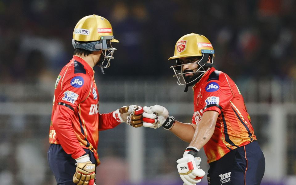Priyansh, Prabhsimran guide PBKS to 201/4 against KKR in IPL