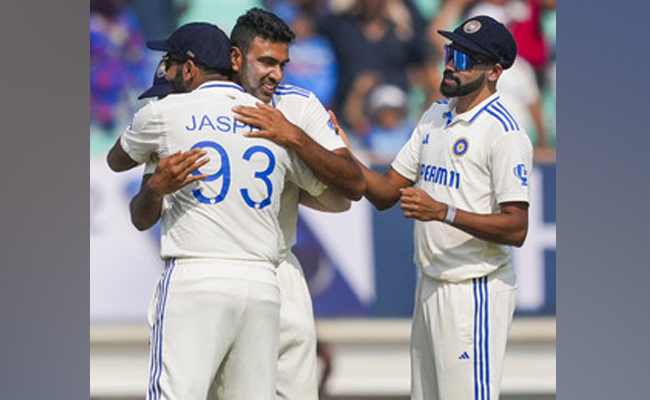 Spinner R Ashwin Rejoins Team For Day 4 Of 3rd Test Match In Rajkot