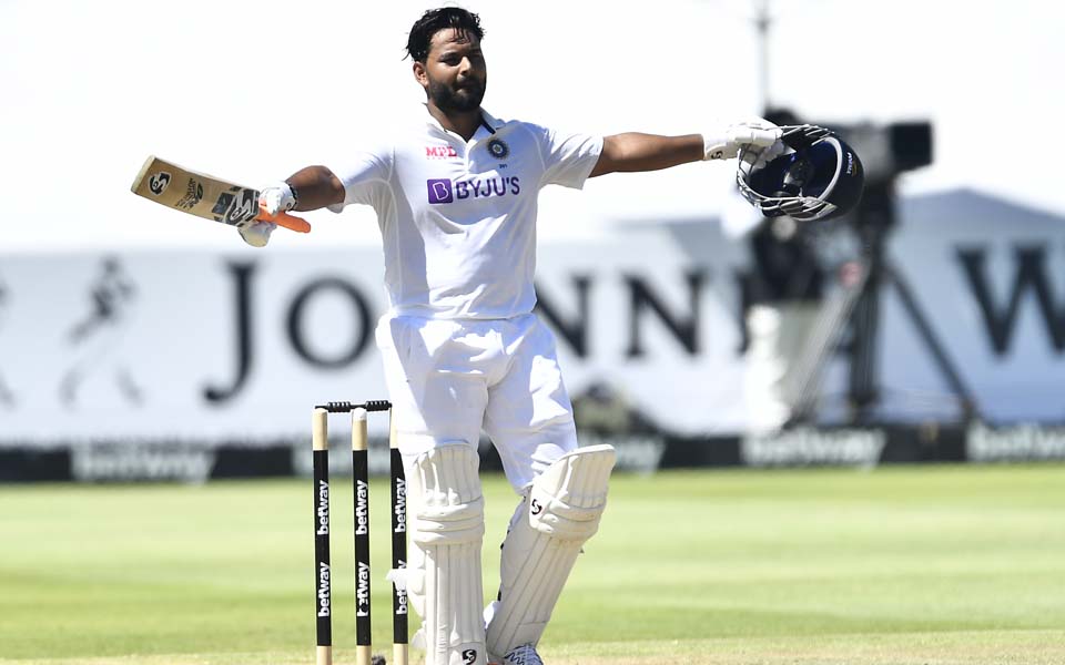 Rishabh Pant scores century but India have only 211 to defend against South Africa