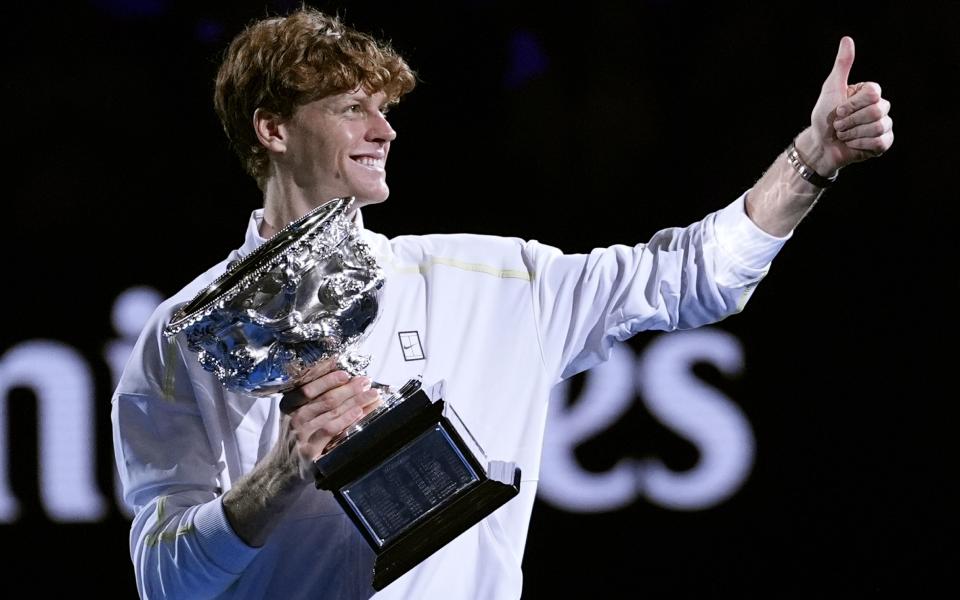 Jannik Sinner beats Alexander Zverev in 3 sets for his second Australian Open title in a row