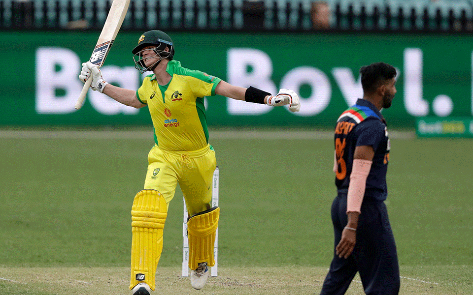 Smith's fifth ton against India powers Australia to 389/4; India's chase begins