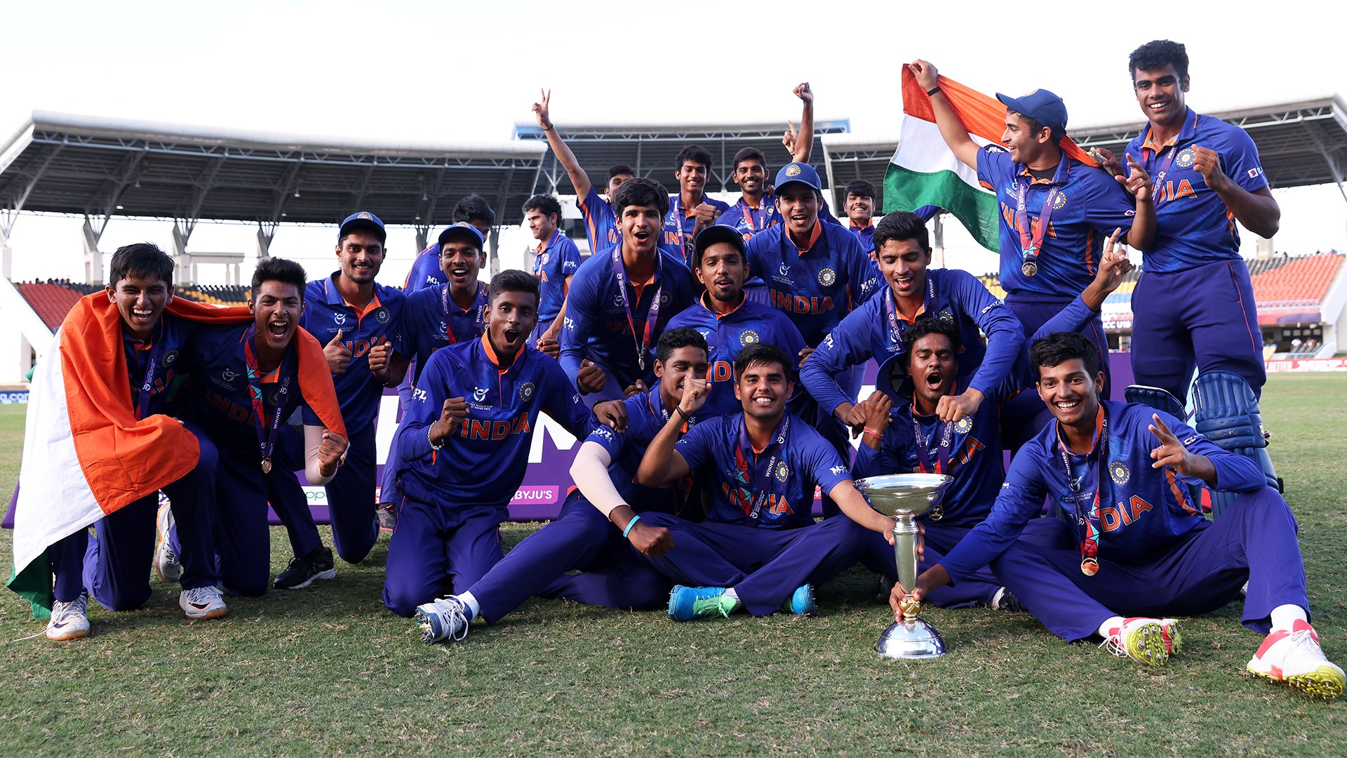 India win record-extending fifth U-19 World Cup title, beat England by 4 wickets