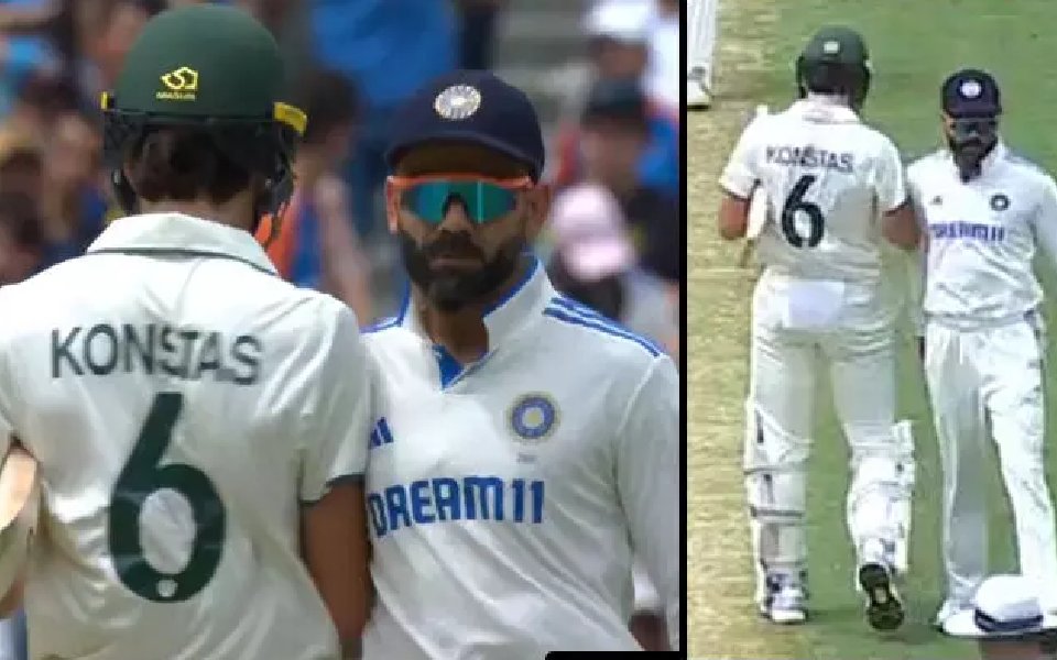 Virat Kohli fined 20 per cent match fees, one demerit point for his altercation with Sam Konstas