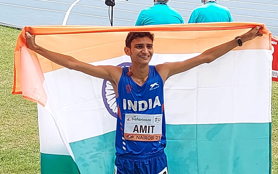 India's Amit Khatri wins silver in 10km race walk at World U-20 Athletics Meet
