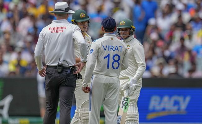 Kohli, Konstas involved in mid-pitch altercation, debutant brushes off incident