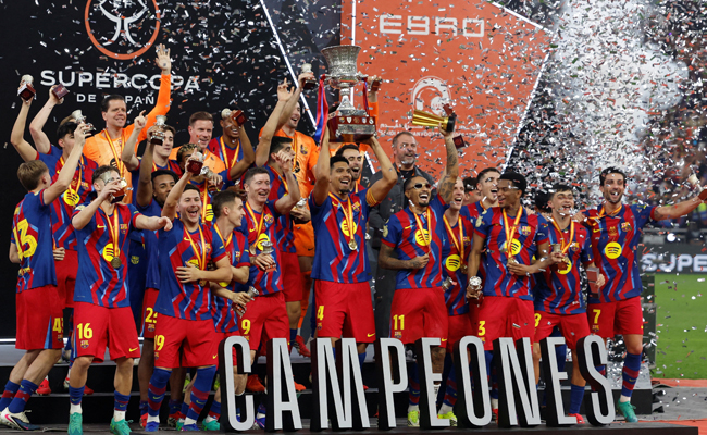 Barcelona beats Real Madrid again to win Spanish Super Cup in Saudi Arabia clasico