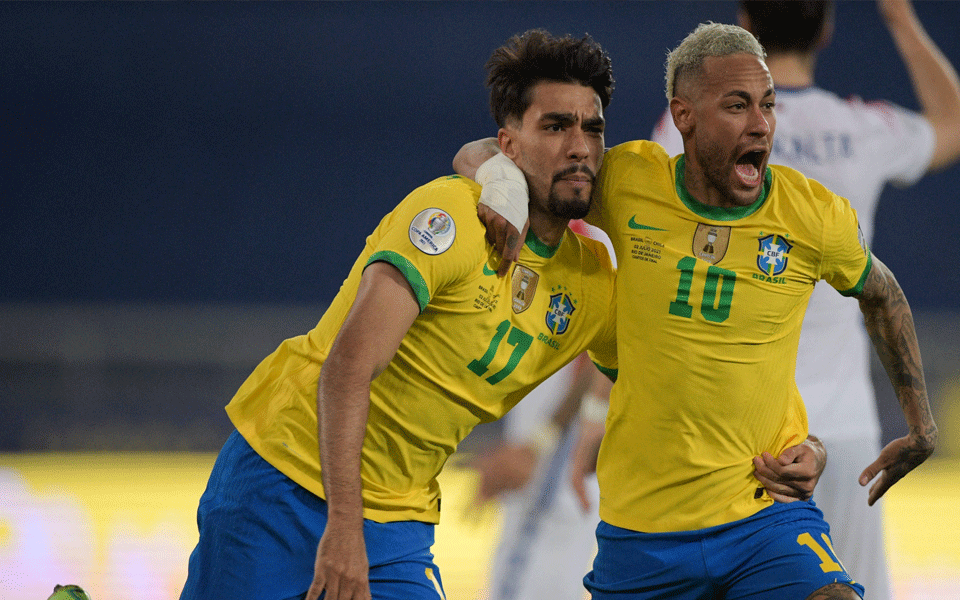 Brazil beats Chile at Copa America despite 2nd-half red card