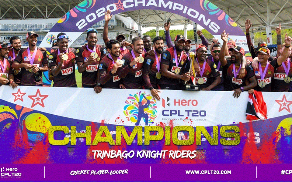 Trinbago Knight Riders canter to CPL title