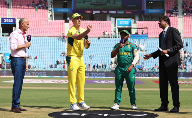 Australia win toss, elect to field against South Africa