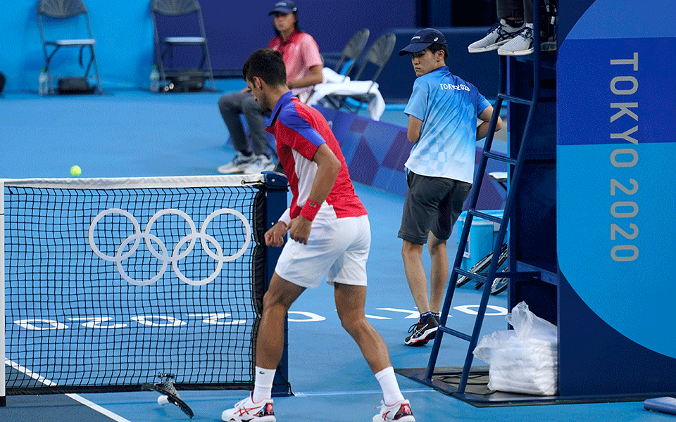 Tokyo Olympics: Novak Djokovic's temper flares up in bronze medal match loss