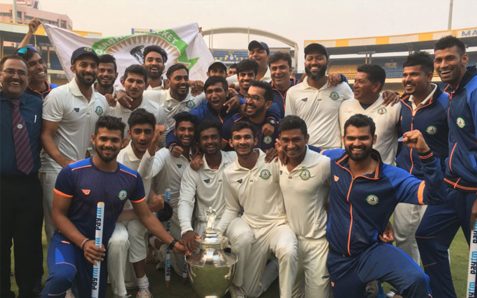 Vidarbha win maiden Ranji Trophy