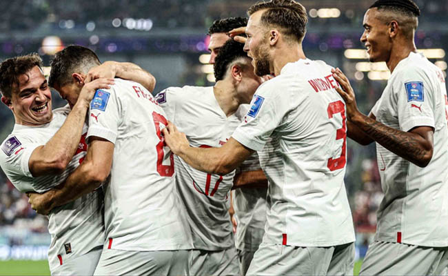 Switzerland advances to last 16 of  the World Cup