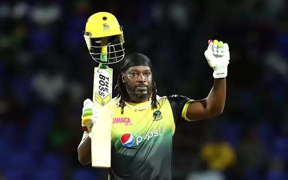 Gayle's 22nd T20 hundred in vain in CPL run feast