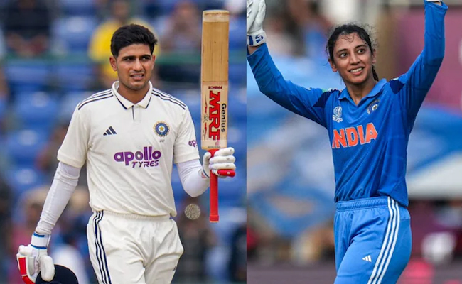 Gill, Mandhana win top BCCI awards