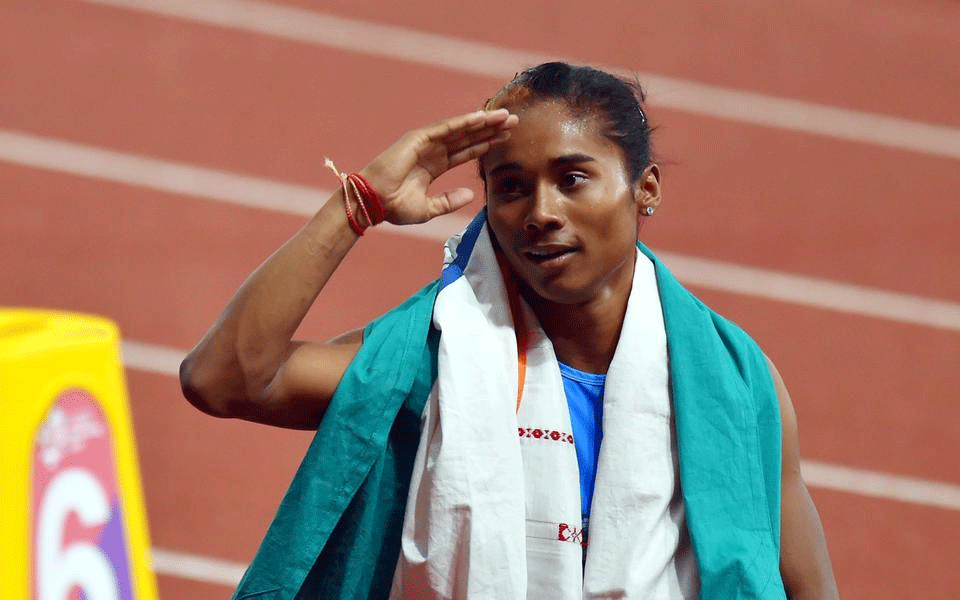 Hima Das named in World Championships team as relay runner