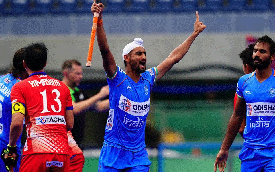 Mandeep hat-trick helps India beat Japan 6-3 and reach final in Olympic Test Event hockey