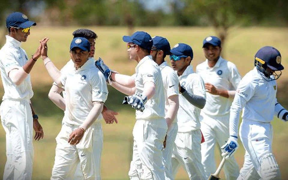 U-19 Test: India thrash Sri Lanka by innings and 147 runs