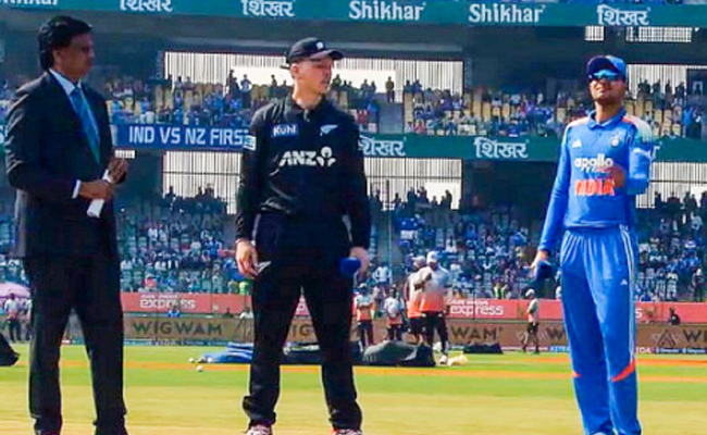India win toss, elect to bowl against NZ in first ODI