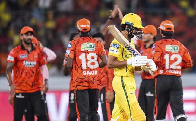 SRH beat CSK by 10 runs