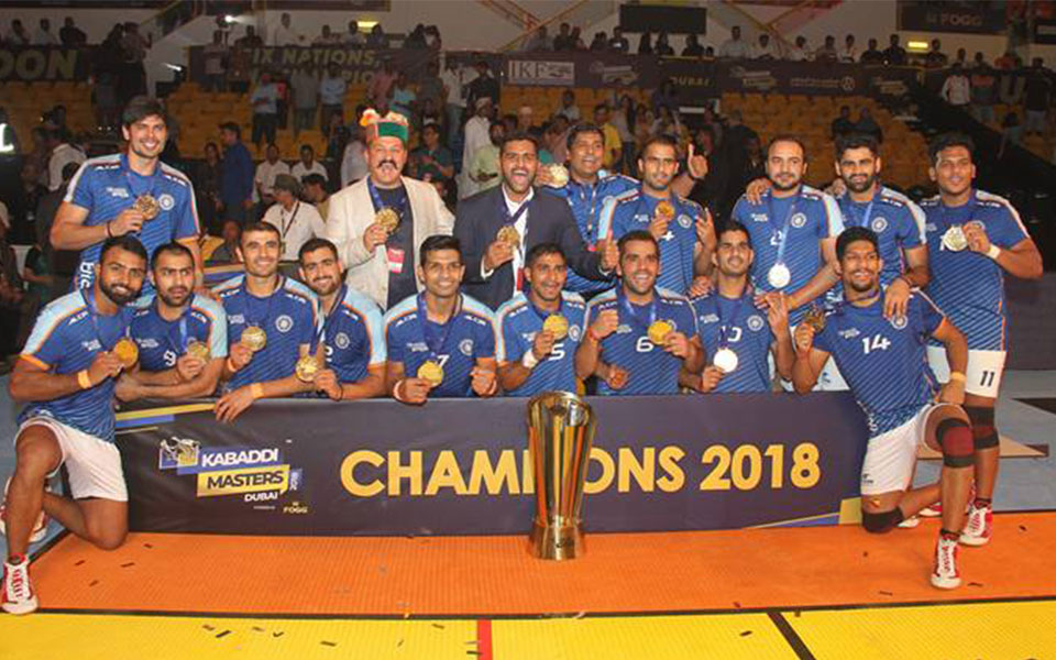 India hammer Iran to lift Kabaddi Masters trophy