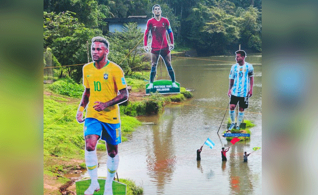 Ahead of World Cup, soccer-crazy Keralites kick off a cutout war