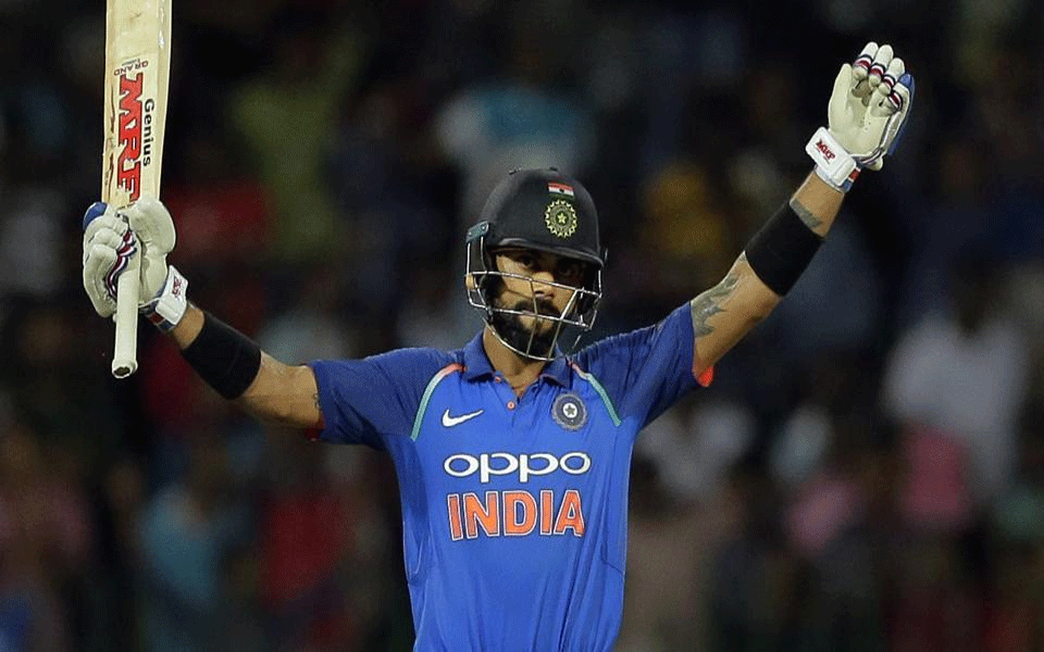 Virat Kohli slams his 34th ODI hundred, Breaks Sourav Ganguly’s record