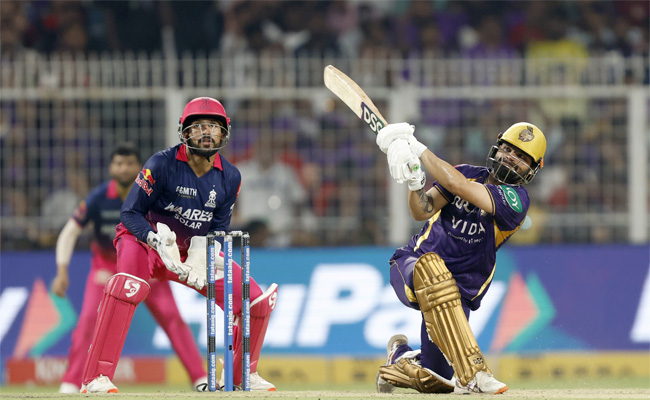 KKR open account in IPL, beat RR by four wickets