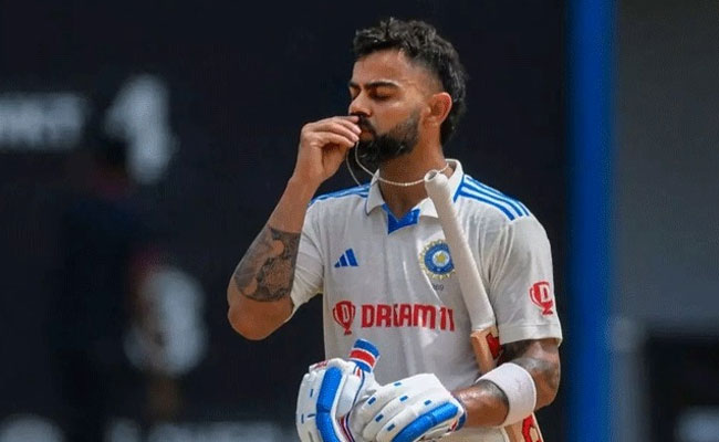 Kohli emulates Sir Don with 29th Test hundred in India's 438; Windies batters fight back