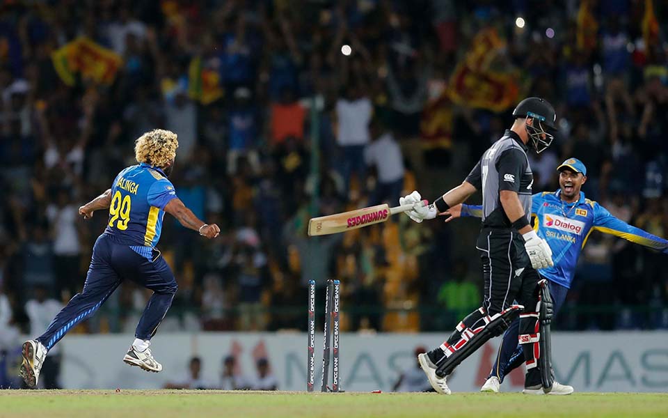 Malinga takes four wickets in four balls in T20I